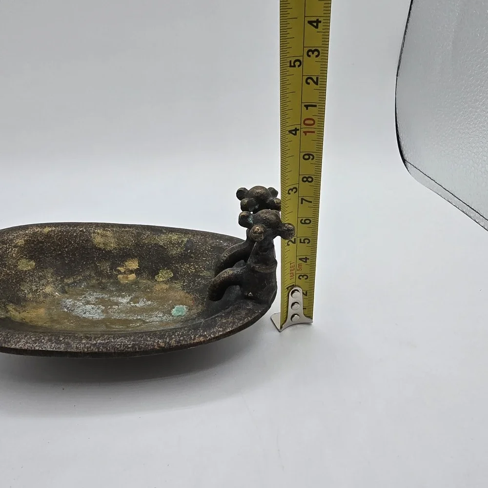 Vintage Soap‎ Dish Bathtub Tub Brass San Pacific International Soap Holder 6